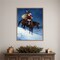 A Cowboy Christmas by Jack Sorenson 23-in. W x 28-in. H. Canvas Wall Art Print Framed
